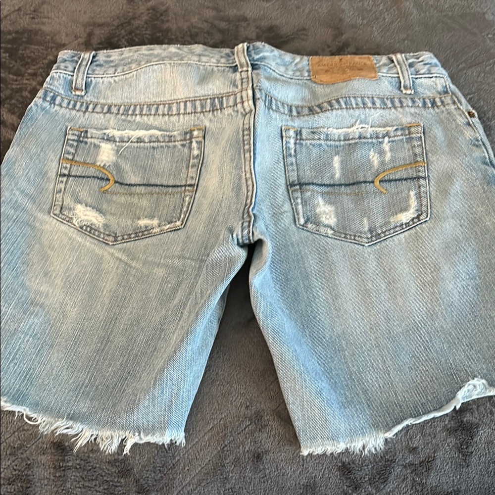 American Eagle Outfitters Light Blue Denim Shorts